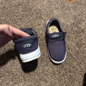 Hey Dude Kids Moccasins in Dark Blue